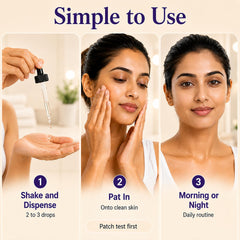 BodyJ4You aplicación facial con 2–3 gotas para piel sensible