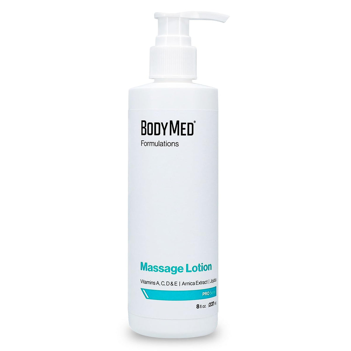 BodyMed envase frontal mostrando 8 oz y etiqueta clara, práctica para profesionales