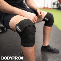 Bodyprox venda usada en gimnasio, confianza en levantamientos