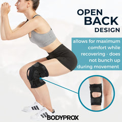 Bodyprox bisagra lateral de aluminio para estabilidad controlada