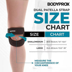 Bodyprox enfoque en tubos de silicona que dirigen compresión y estabilizan la rótula