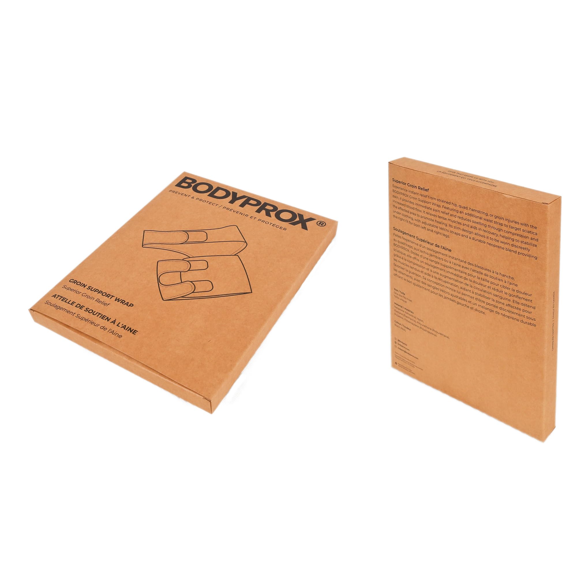 Bodyprox etiqueta de cuidados y materiales, limpieza sencilla