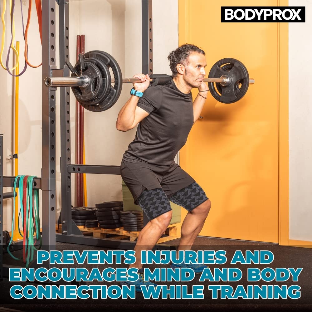 Bodyprox etiqueta con composición nylon látex spandex, información clara