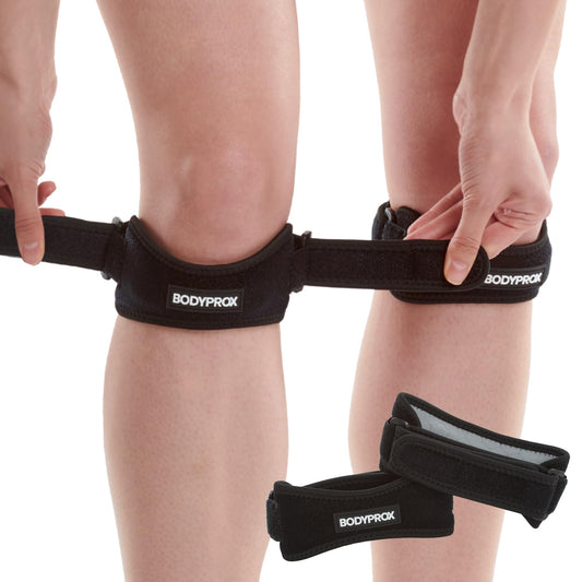 Bodyprox vista frontal del par mostrando ajuste y forma para soporte