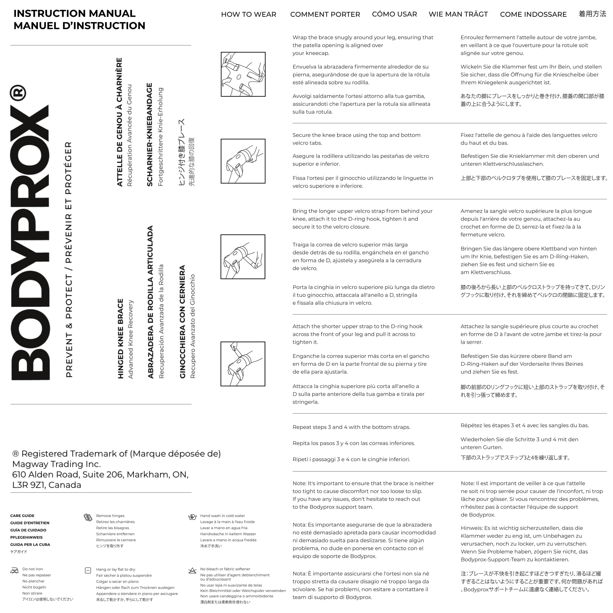Bodyprox textura de neopreno que brinda compresión transpirable