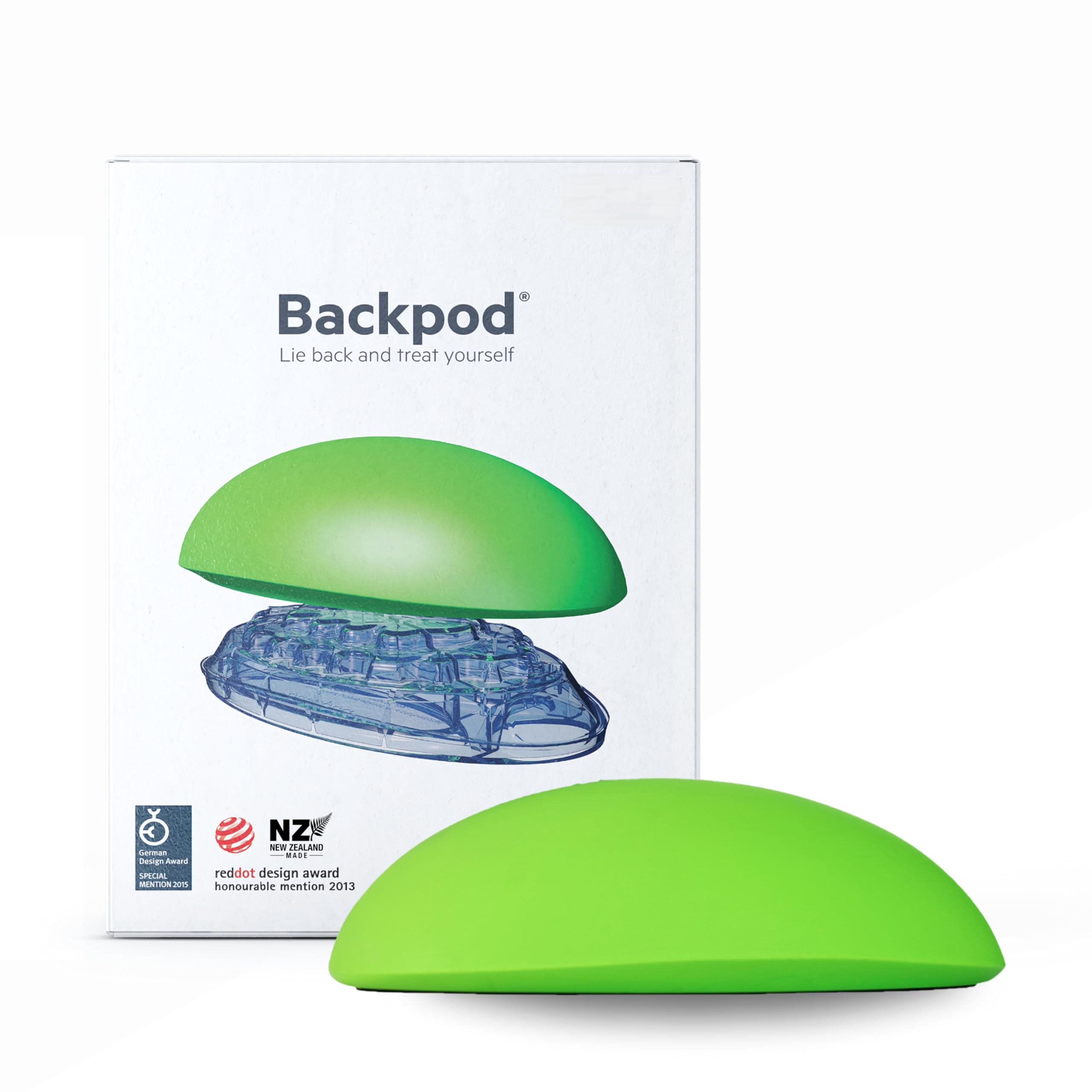 Bodystance Backpod frontal en su empaque mostrando diseño y portabilidad