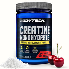 BodyTech envase frontal Cherry Ice mostrando la marca y beneficios