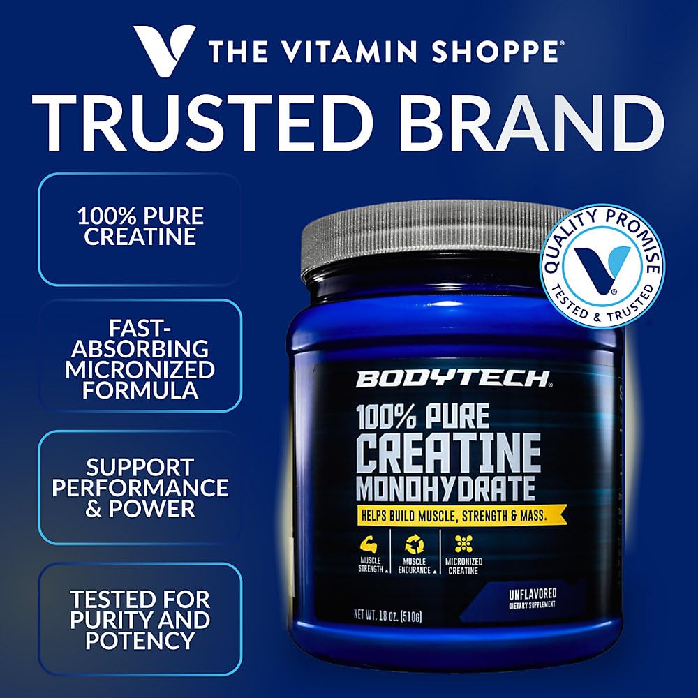 BodyTech textura micronizada de creatina mostrando mejor disolución