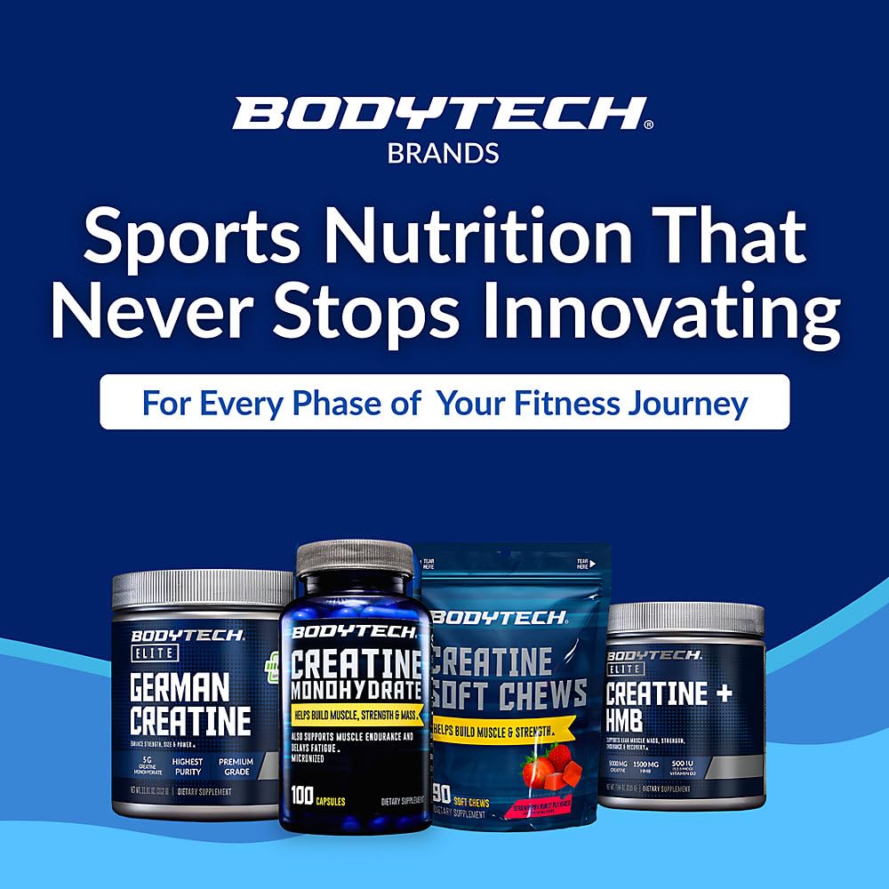 BodyTech cápsulas junto a equipo de gimnasio, uso en entrenos