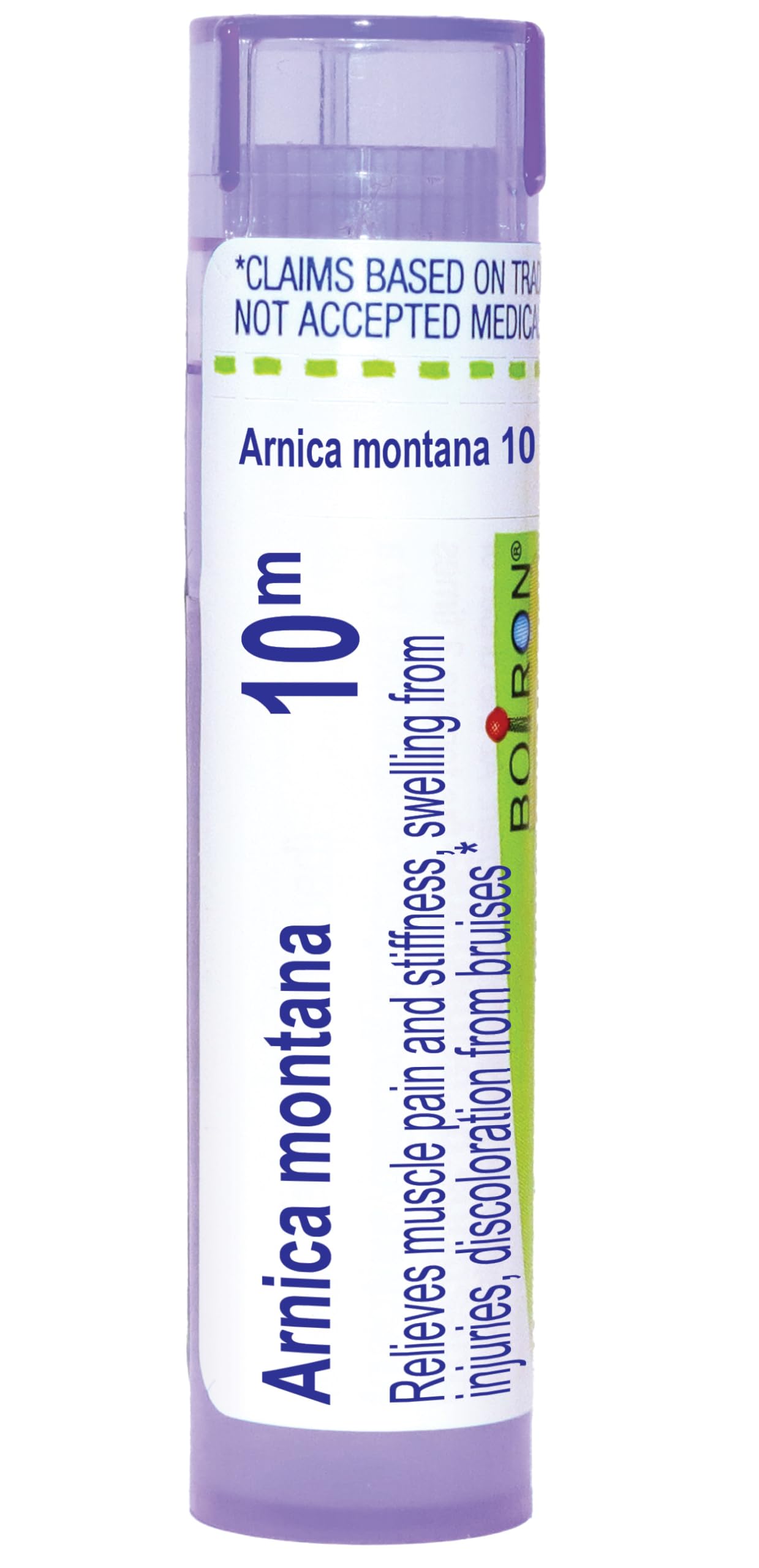 Boiron frasco frente mostrando etiqueta y beneficios portables