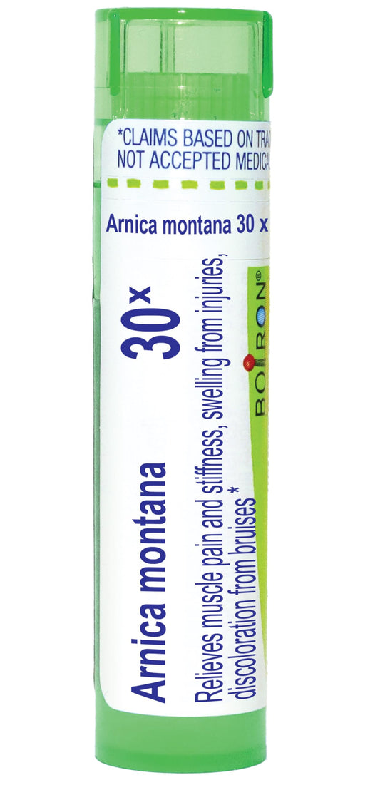 Boiron Arnica Montana tubo frontal mostrando envase y practicidad