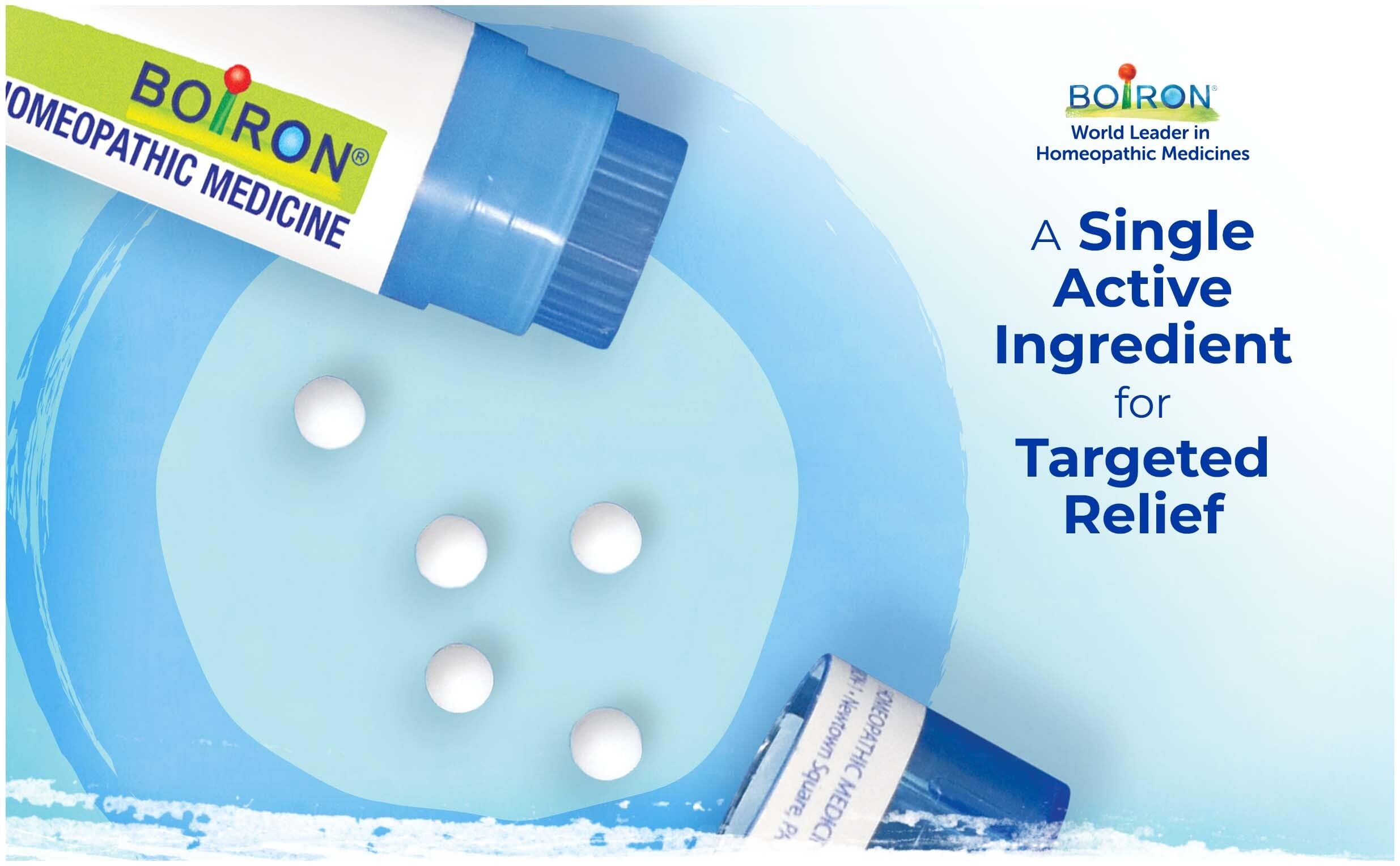 Comparación de tamaño Boiron Arnica en mano para valorar portabilidad