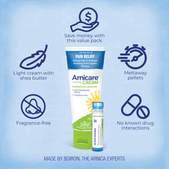 Detalle de la textura de la crema Boiron Arnicare que facilita masaje y absorción