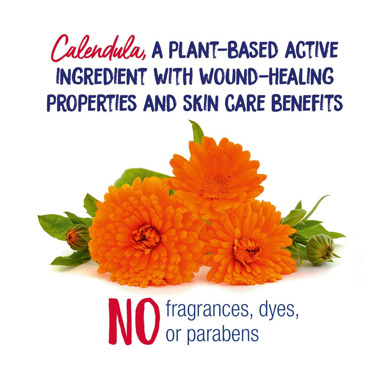 Boiron calendula etiqueta de ingredientes señalando fórmula sin parabenos