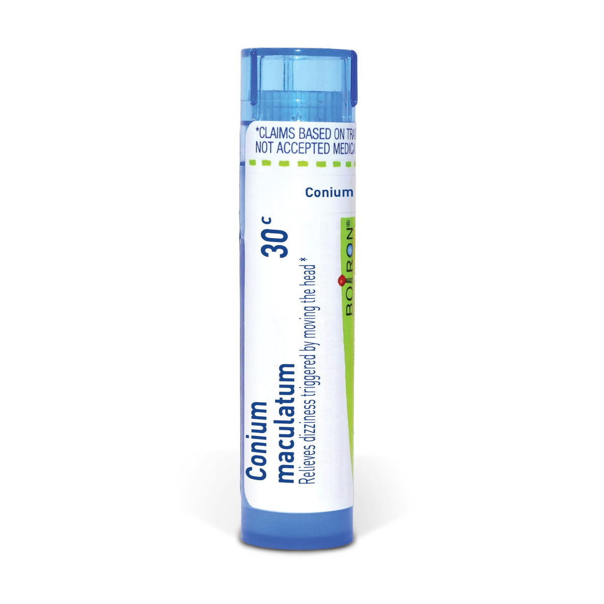 Boiron Conium Maculatum frente del tubo mostrando envase y facilidad de uso