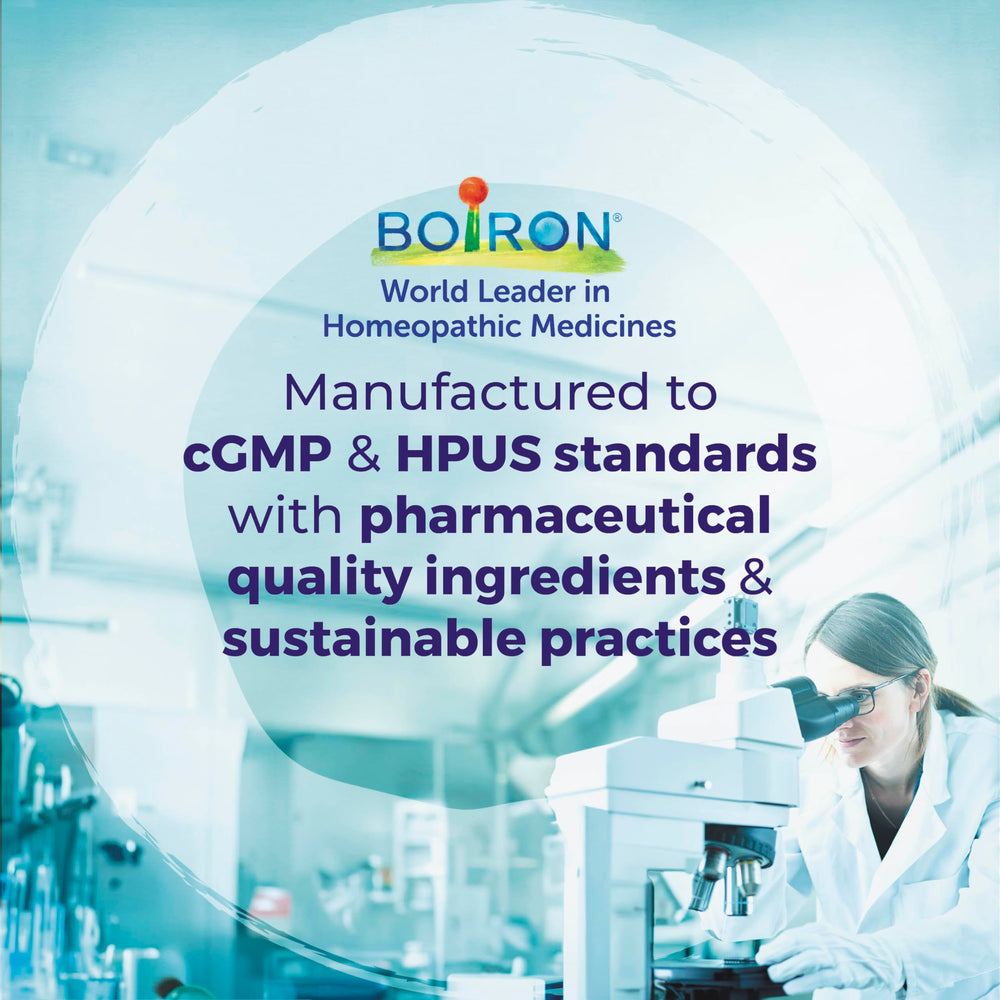 Boiron tubo en bolso de viaje, portátil para alivio inmediato