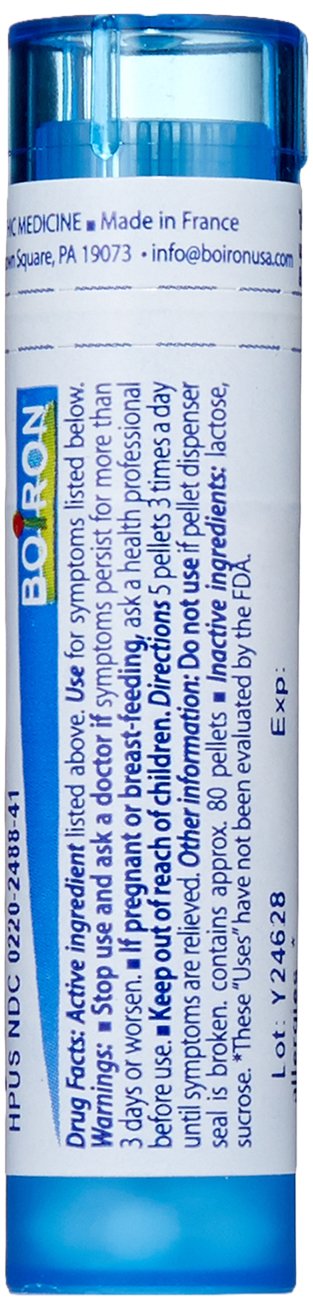 Boiron Histaminum Hidrochlorico 30C, frasco de perlas listas para disolverse