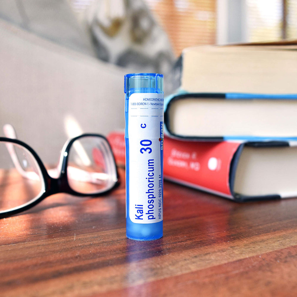 Boiron Kali Phosphoricum etiqueta de ingredientes clara y transparente