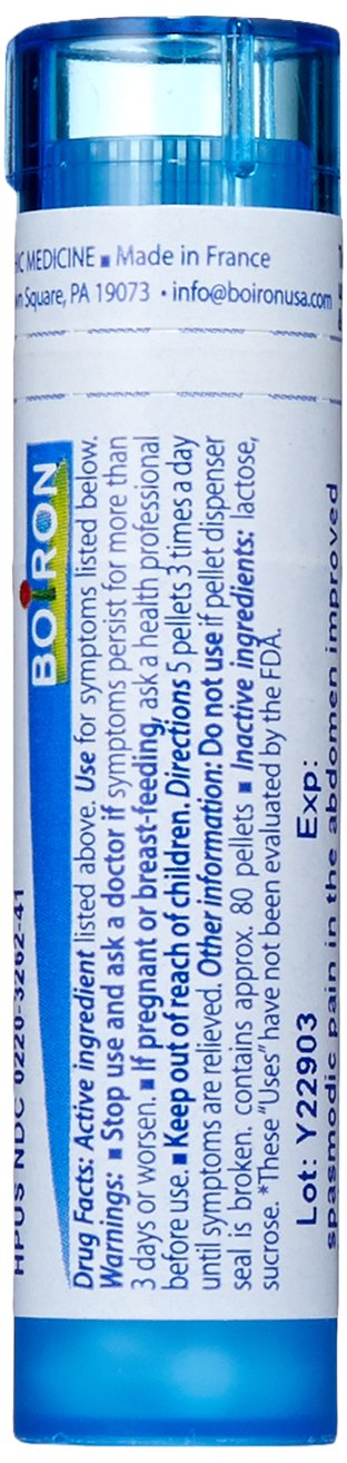 Boiron Magnesia Phosphorica 30C, frasco con perlas para uso rápido