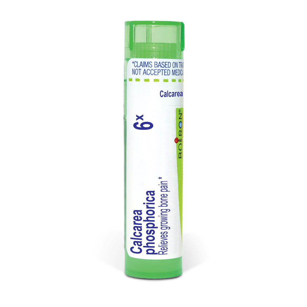 Boiron tubo frontal con pellets, fácil identificación y transporte