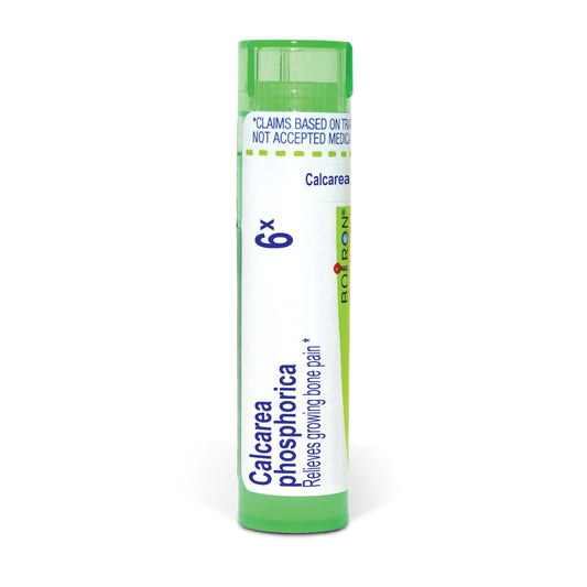 Boiron tubo frontal con pellets, fácil identificación y transporte
