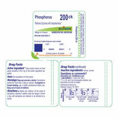 Boiron Phosphorus en bolso de viaje, opción portátil y discreta