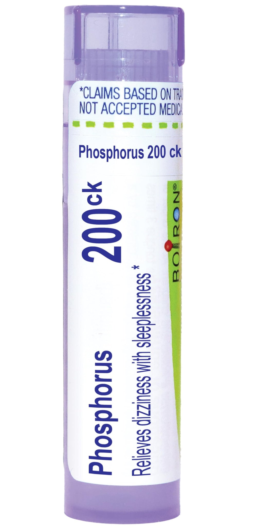 Boiron Phosphorus vista frontal y envase práctico