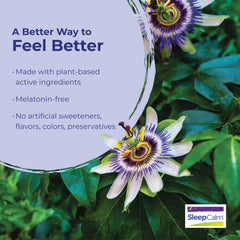 SleepCalm en movimiento: 80 unidades sin melatonina para descanso suave.