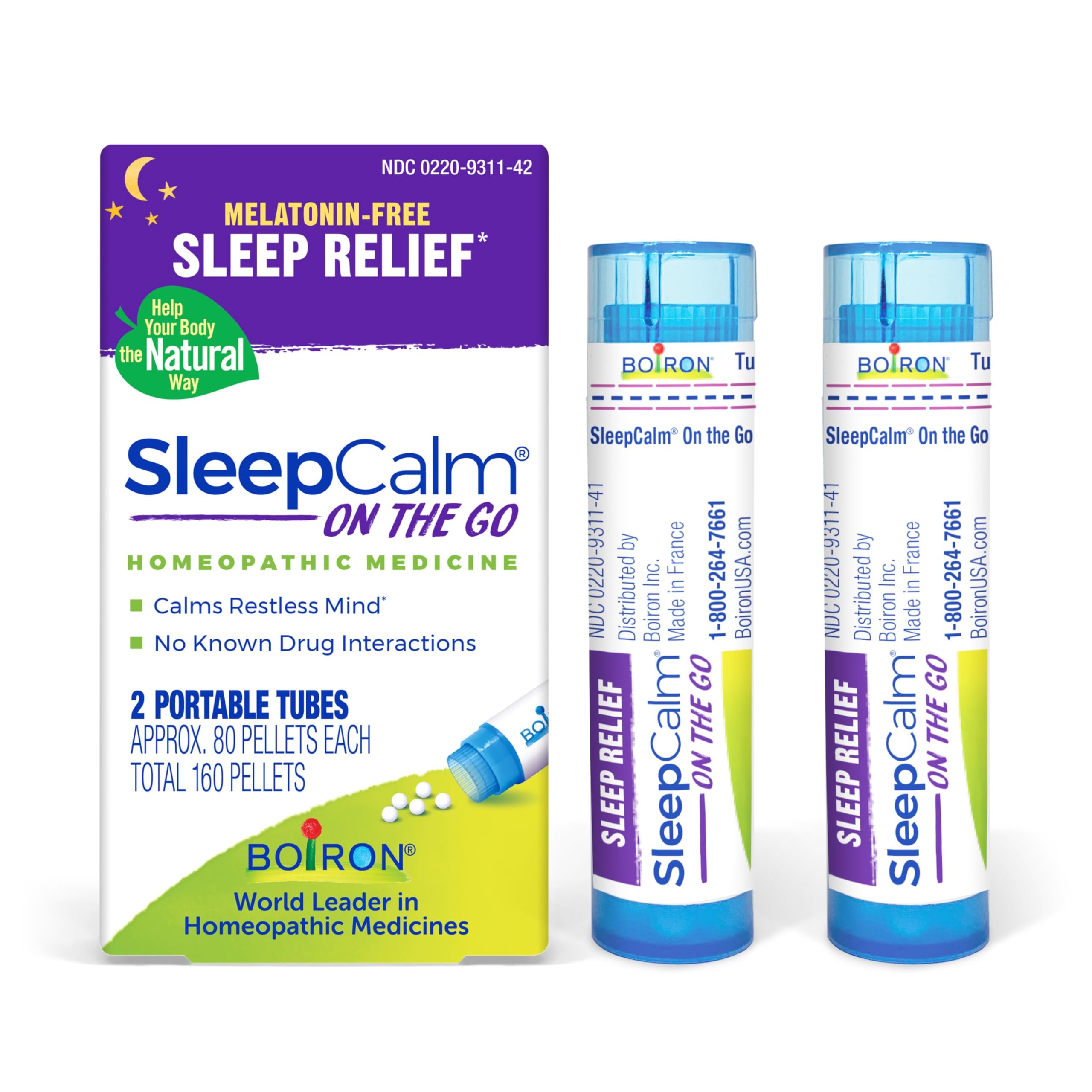 SleepCalm en movimiento: pellets desintegrantes para dormir sin agua.