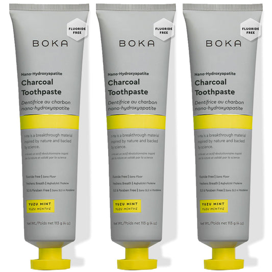 Boka frente del tubo mostrando diseño y marca, fácil identificación y confianza