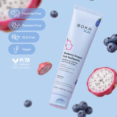 boka etiqueta con lista de ingredientes limpia y transparente