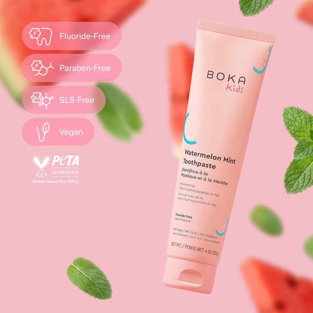 Boka etiqueta con ingredientes clave y transparencia para padres