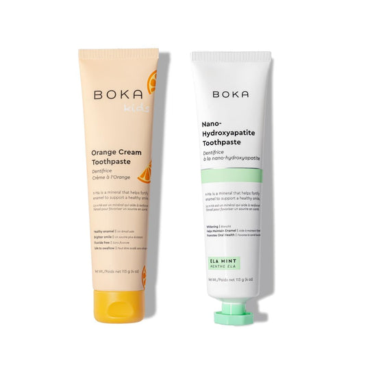Boka envase frontal infantil mostrando diseño y beneficio de confianza