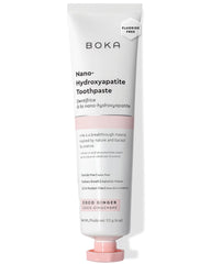 Boka envase frontal mostrando la marca y beneficios para el esmalte
