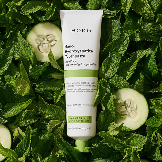 Boka textura cremosa en primer plano, evidencia consistencia suave y no abrasiva