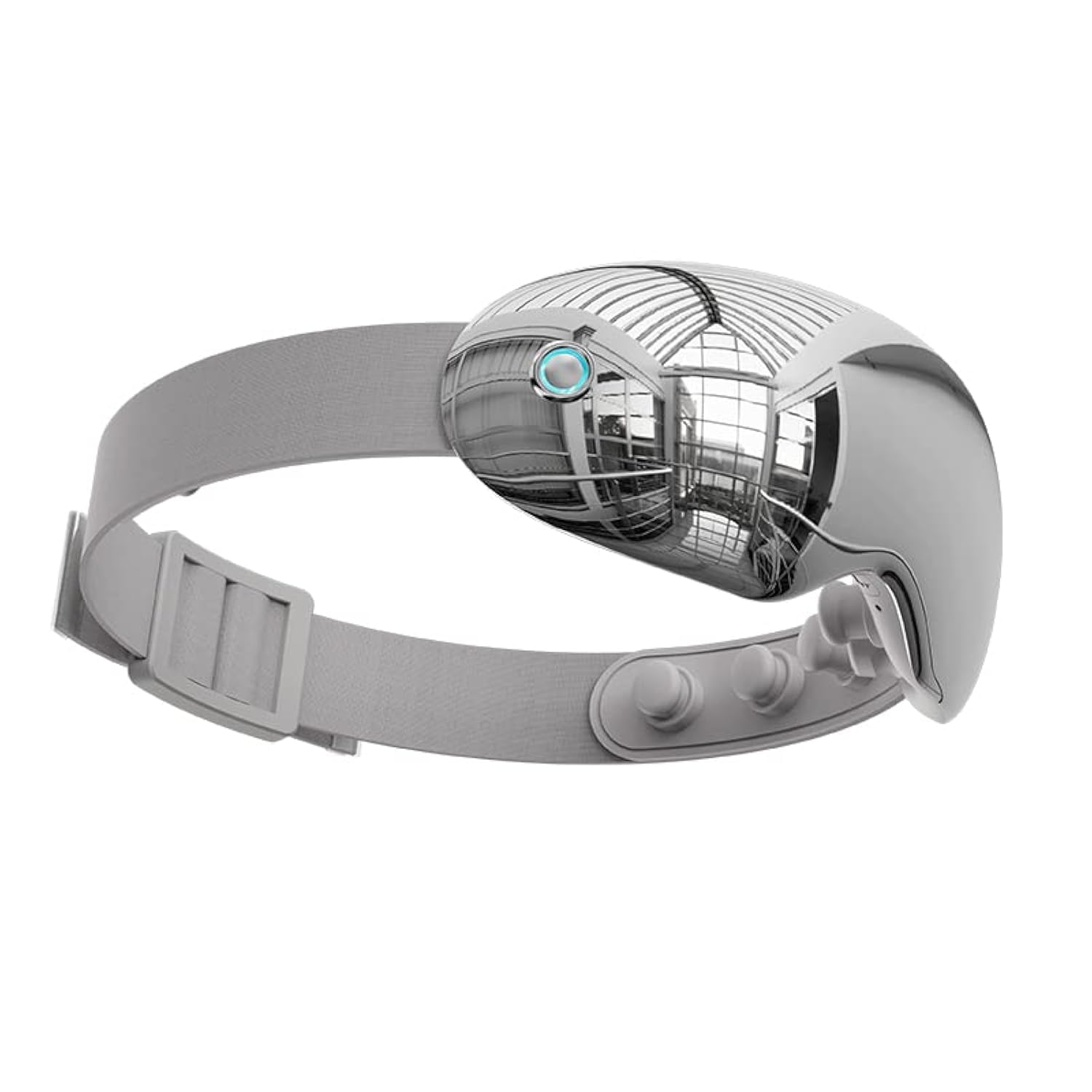 Massajador ocular BOKOR con calor para aliviar fatiga visual.