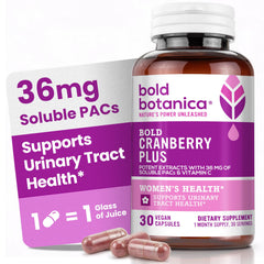 Bold Botanica frasco frontal con etiqueta clara y beneficios visibles