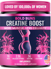 Bold Buns empaque frontal mostrando producto y beneficios