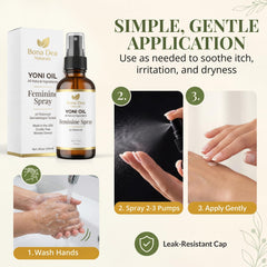 Bona Dea Naturals escena lifestyle en tocador transmitiendo frescura diaria