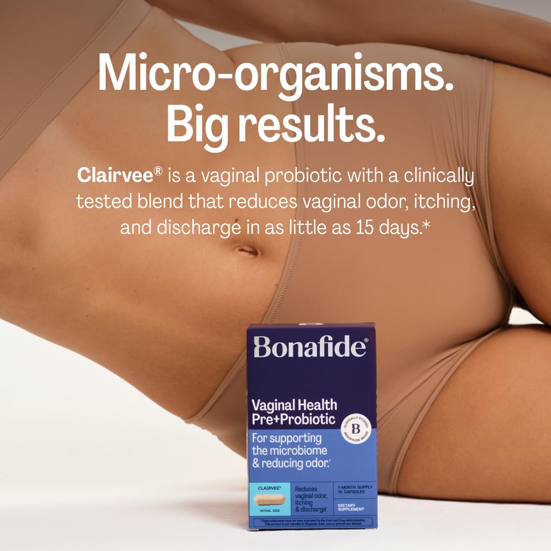 Bonafide Clairvee primer plano de la cápsula indicando textura y calidad