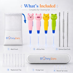 Bonny Ears primer plano del LED y punta de silicona que mejora visibilidad