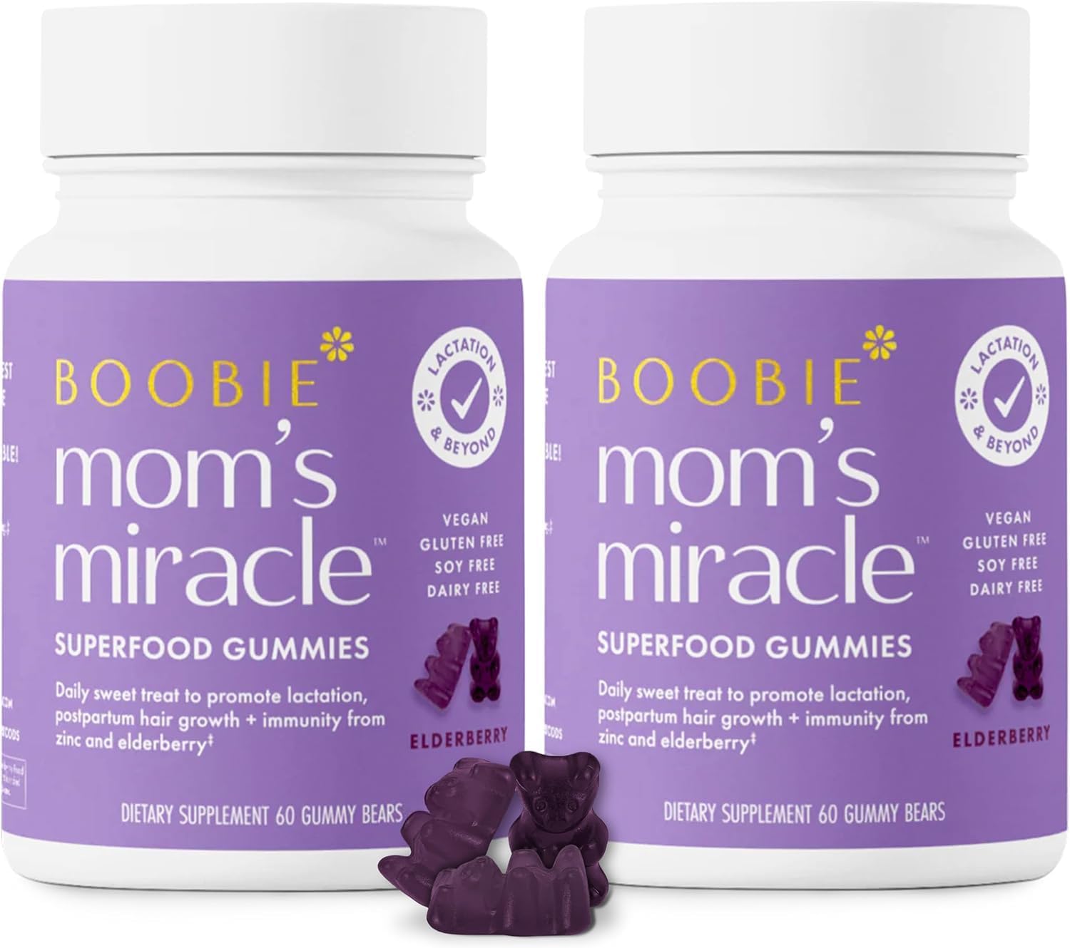 Boobie Brands empaque frontal mostrando el producto y beneficio práctico