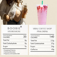 Boobie etiqueta de ingredientes clara que brinda confianza informativa