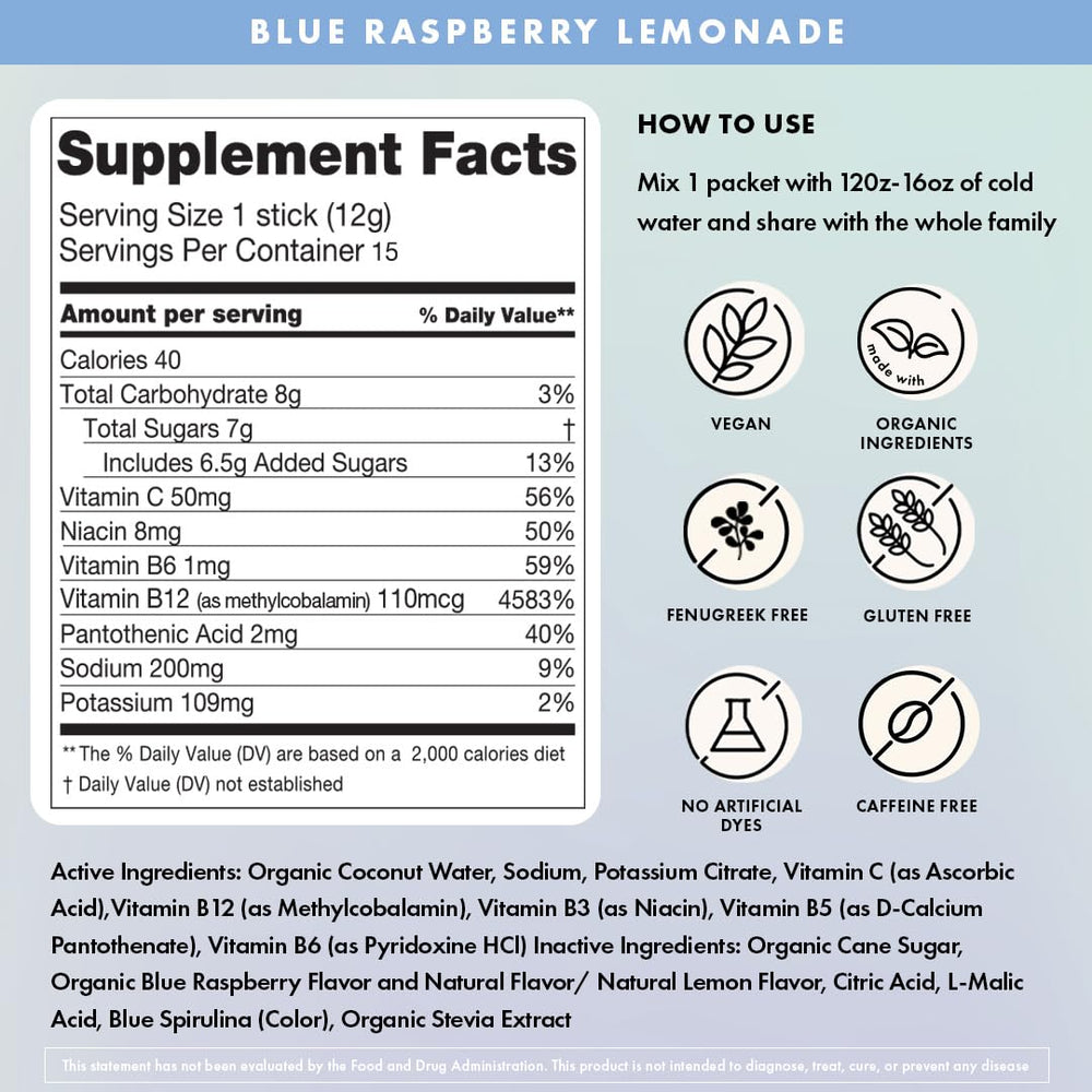 Boobie Hydromom superfoods e ingredientes naturales visibles, aporte nutritivo