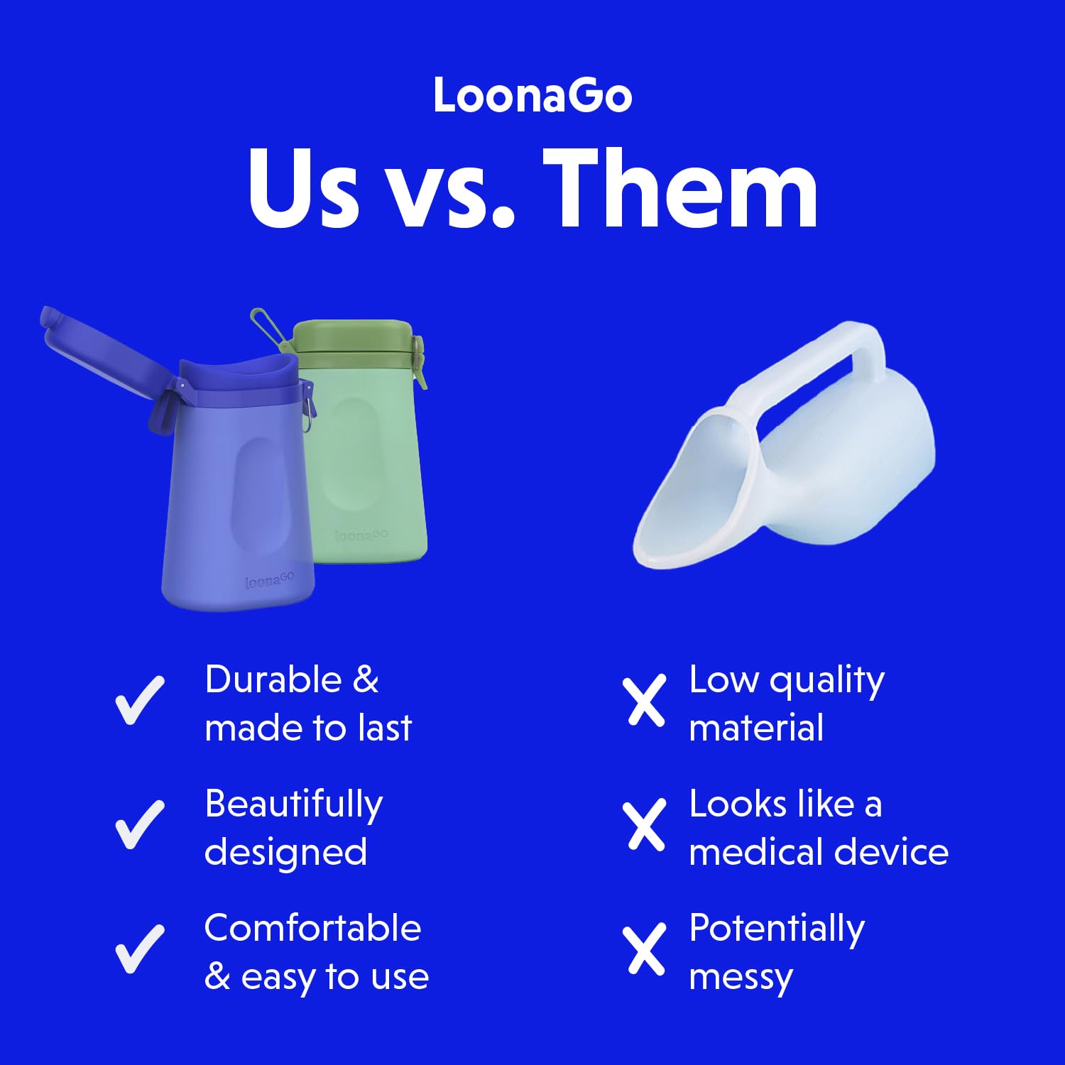 Boom Home Medical LoonaGo material lavable sin olores fácil limpieza
