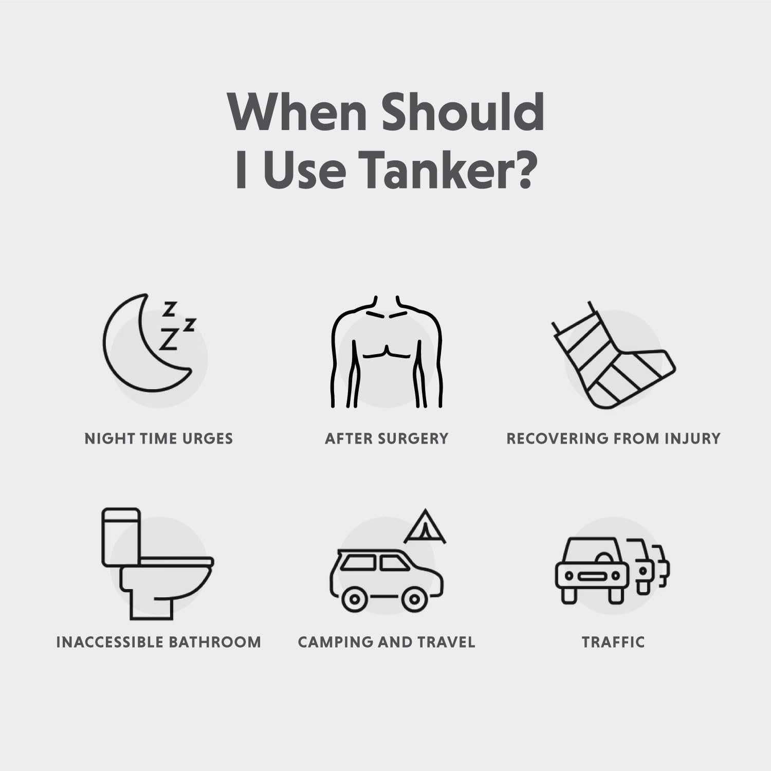 Boom Home Medical Tanker paquete con etiqueta que indica elegibilidad HSA FSA