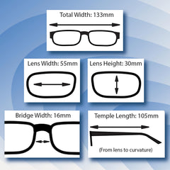 Boost Eyewear bisagras de muelle, ajuste cómodo y flexible