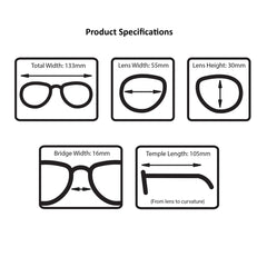 Boost Eyewear bisagra con muelle abierta, detalle que ofrece ajuste cómodo y flexible