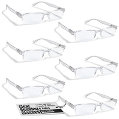 Boost Eyewear paquete frontal con seis pares transparente y beneficio accesibilidad inmediata