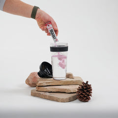 Boost Oxygen etiqueta con ingredientes destacando electrolitos y vitaminas